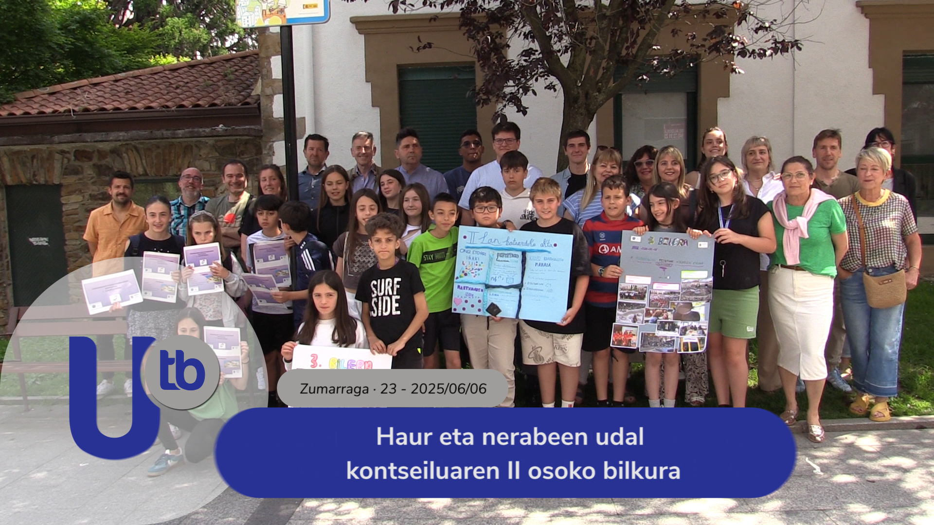 Segundo pleno del consejo municipal de la infancia y la adolescencia / Haur eta nerabeen udal kontseiluaren II osoko bilkura