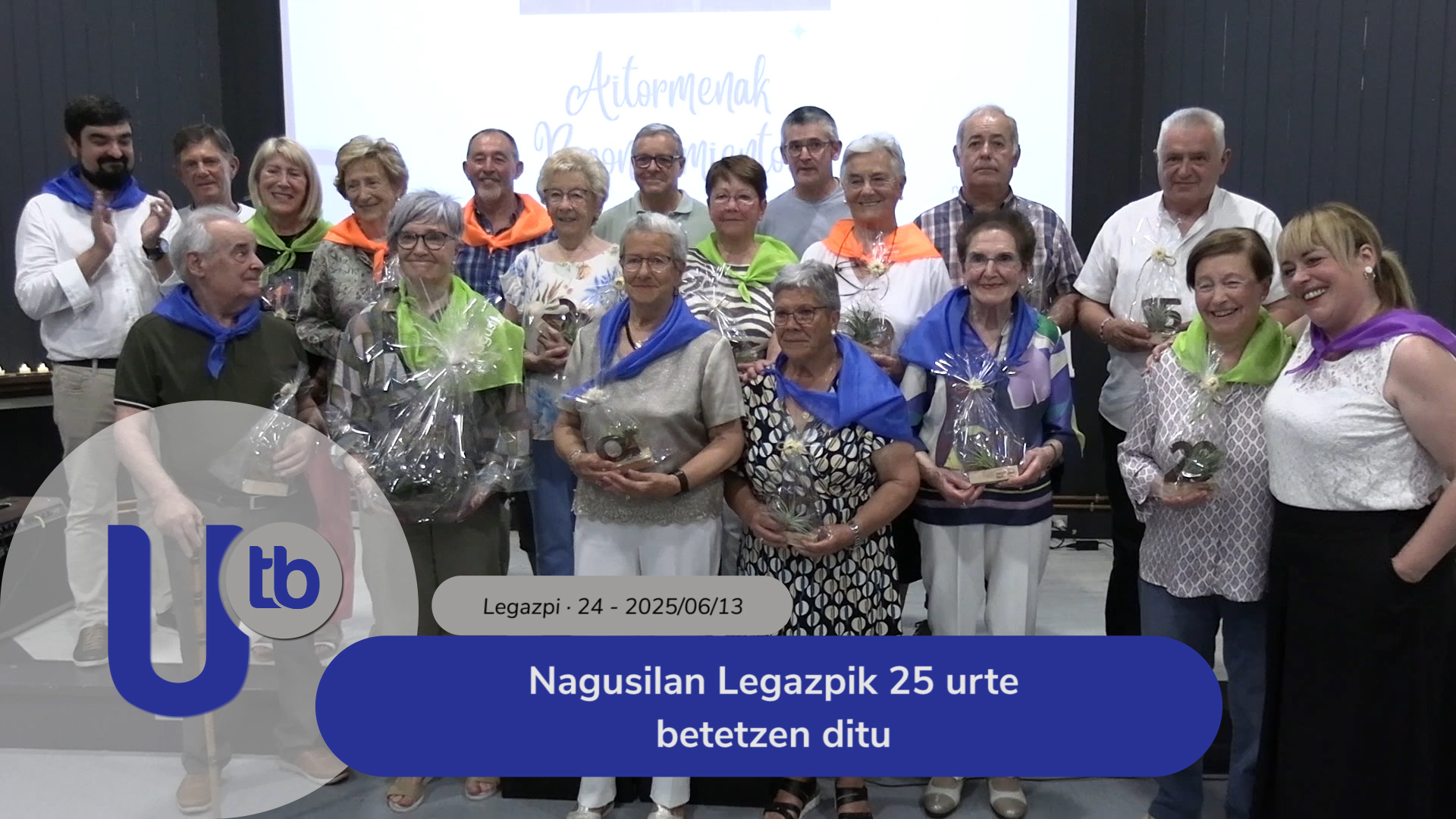 25 años de Nagusilan Legazpi / Nagusilan Legazpik 25 urte betetzen ditu