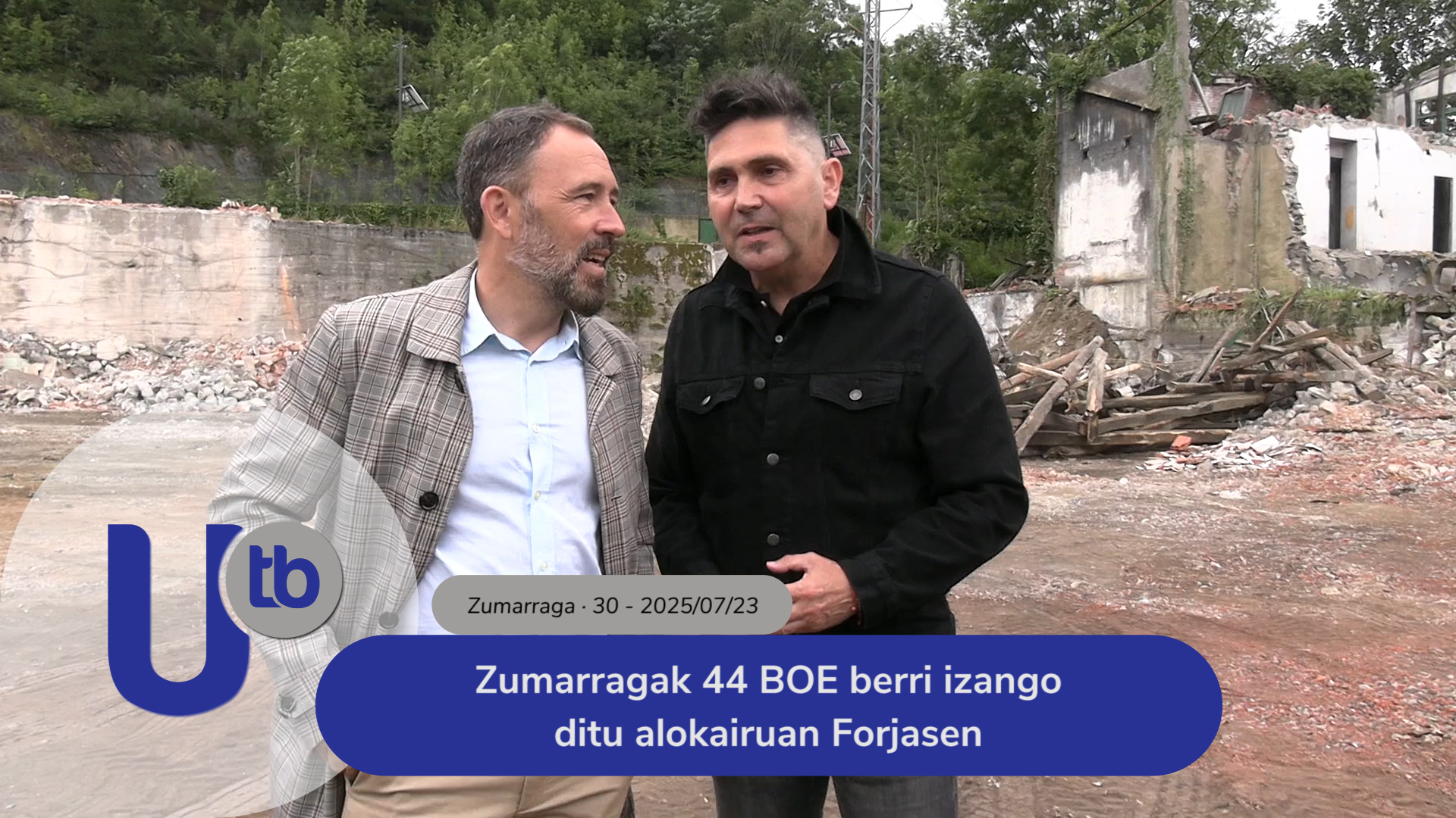 Zumarraga tendrá 44 nuevas VPO en alquiler en Forjas / Zumarragak 44 BOE berri izango ditu alokairuan Forjasen