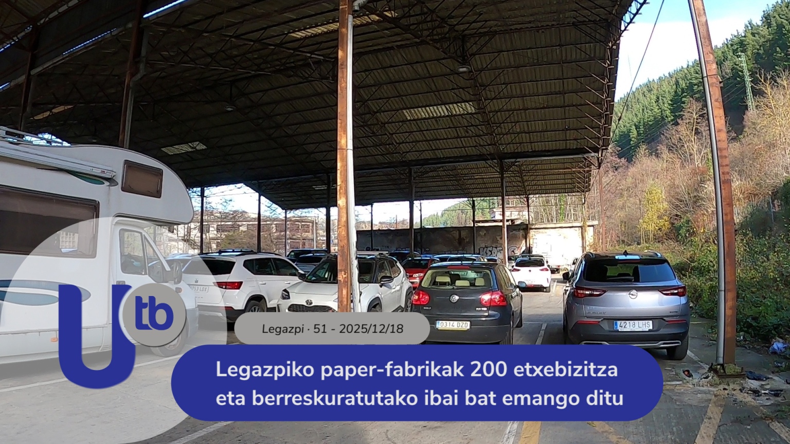 La papelera de Legazpi dará 200 viviendas y un río recuperado / Legazpiko paper-fabrikak 200 etxebizitza eta berreskuratutako ibai bat emango ditu