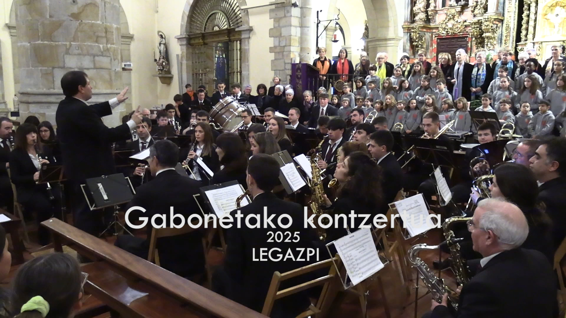 Concierto de Navidad en Legazpi / Gabonetako kontzertua Legazpin