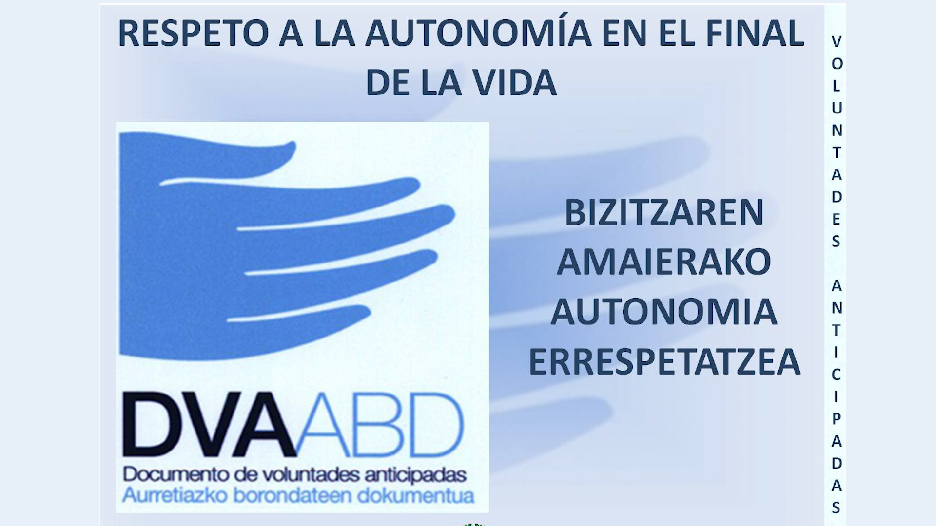 Voluntades anticipadas/Aurretiazko borondateak