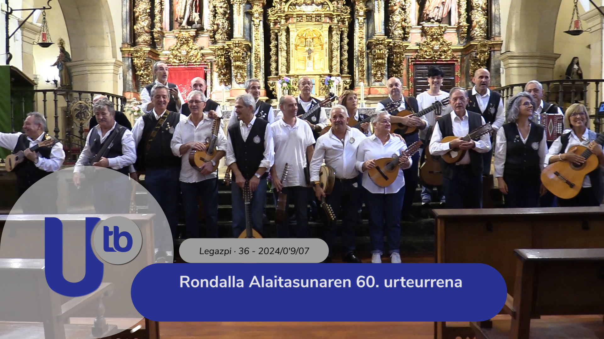 60 aniversario de Rondalla Alaitasuna / Rondalla Alaitasunaren 60. urteurrena