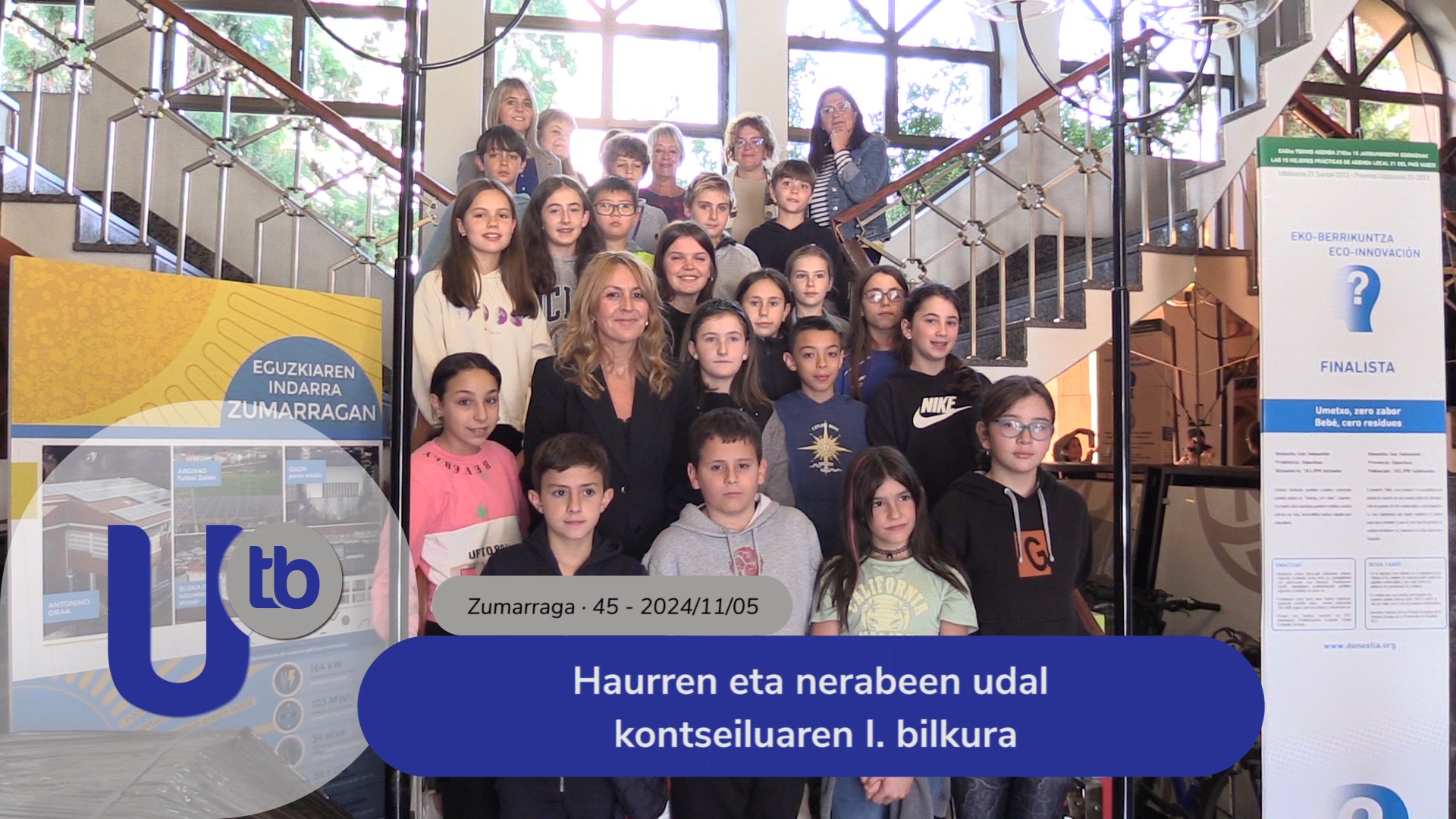 Primer pleno del consejo municipal de la infancia y la adolescencia / Haurren eta nerabeen udal kontseiluaren I. bilkura