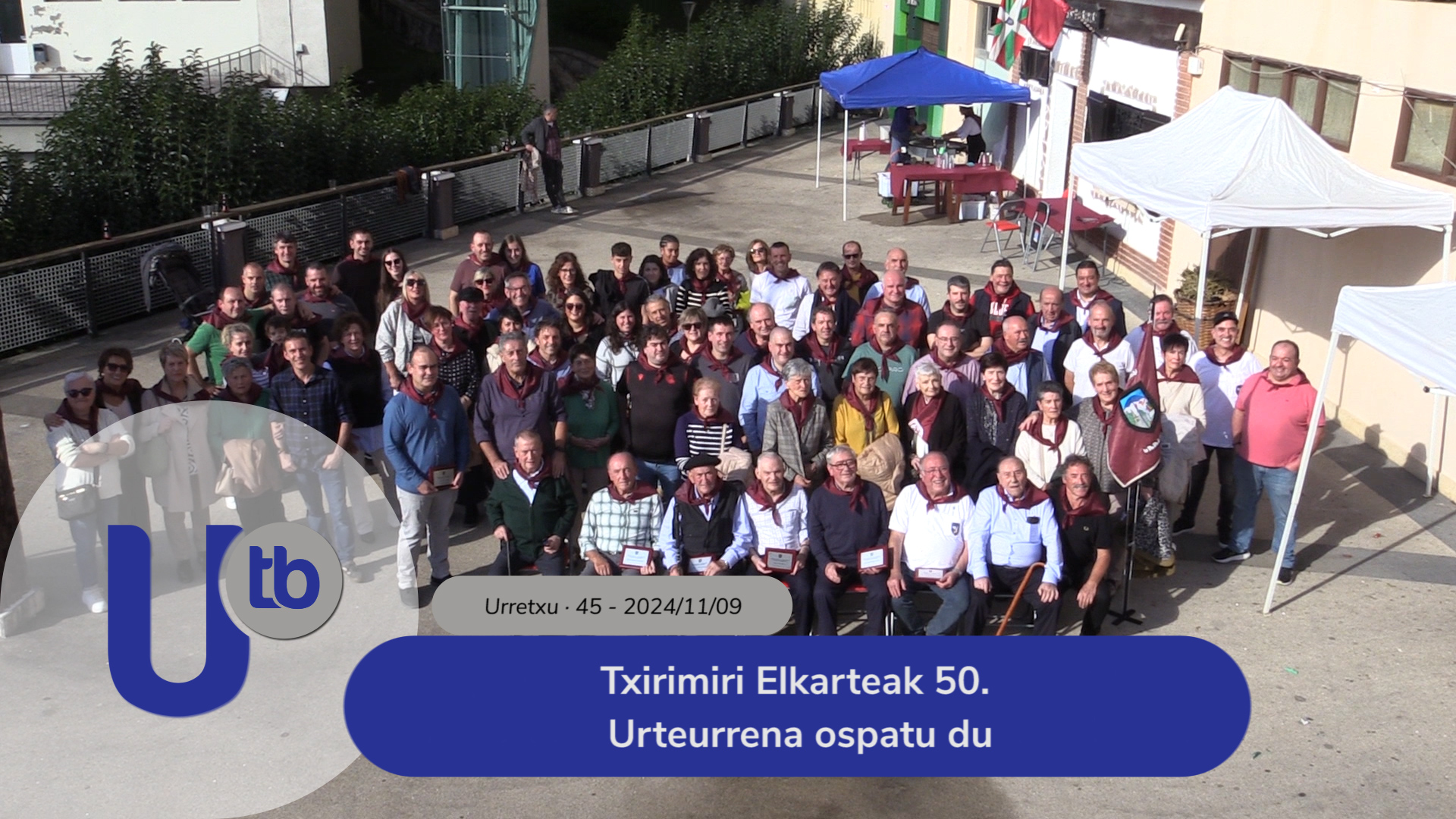 La sociedad Txirimiri conmemora su 50 aniversario / Txirimiri Elkarteak 50. Urteurrena ospatu du