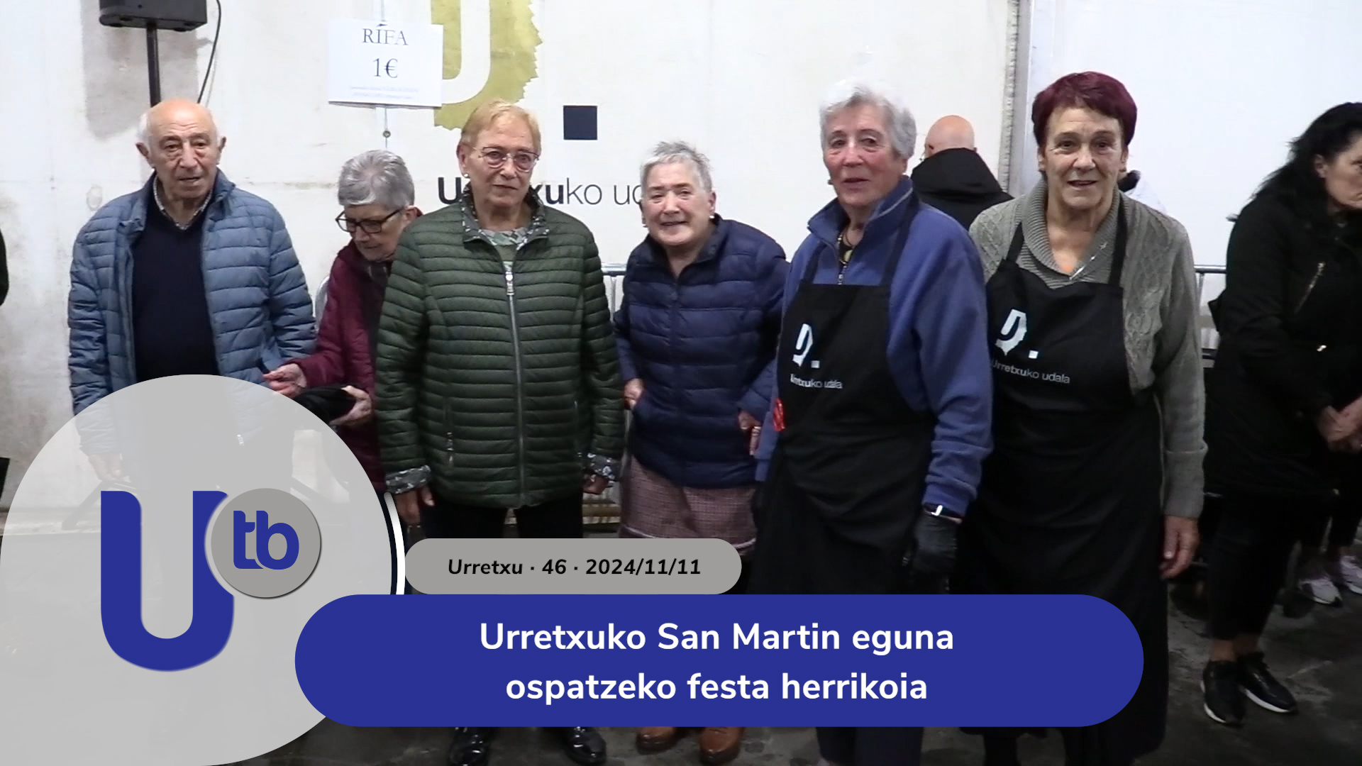 Fiesta popular en Urretxu para celebrar a San Martín / Urretxuko San Martin eguna ospatzeko festa herrikoia